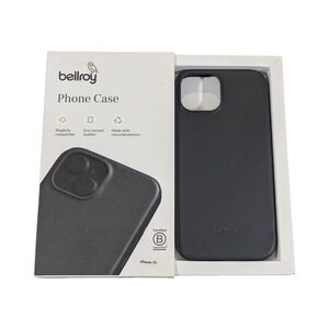 Pp9N Bellroy - Apple iPhone 15 / 14 / 13 Leather Phone Case W/ Magsafe Black New